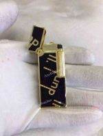 Replica Dunhill Lighter black w/ gold - Top End